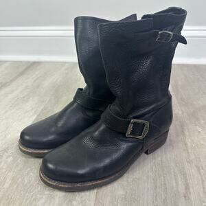 Frye Veronica Short Slouchy Boot Black Size 7